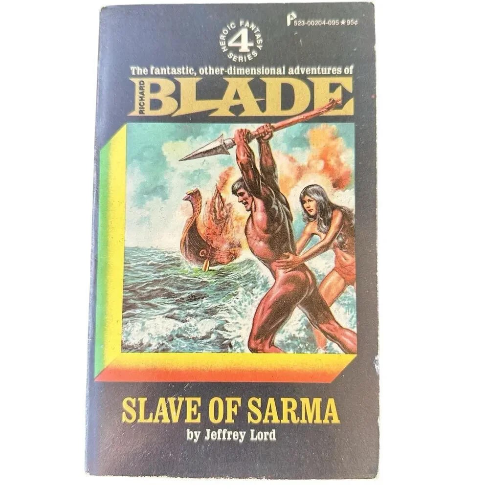 RICHARD BLADE Vintage Paperback Books #3-4 by Jeffrey Lord